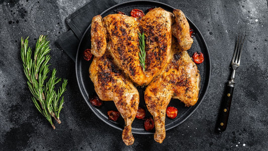 Harissa Spatchcocked (Butterflied) Roast Chicken