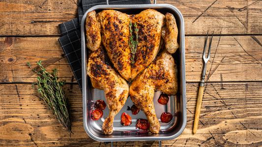 Umami Spatchcocked (Butterflied) Roast Chicken - Collected Foods