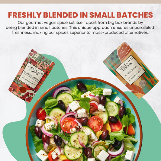 Vegan Spice Box Set – Chef Crafted Plant Based Seasonings for Bold Flavor