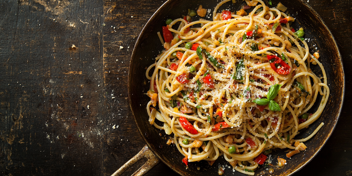 Aleppo Pepper Pasta Salad