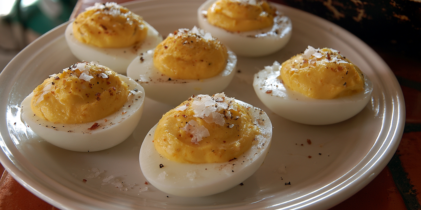 Bacon Salt Deviled Eggs