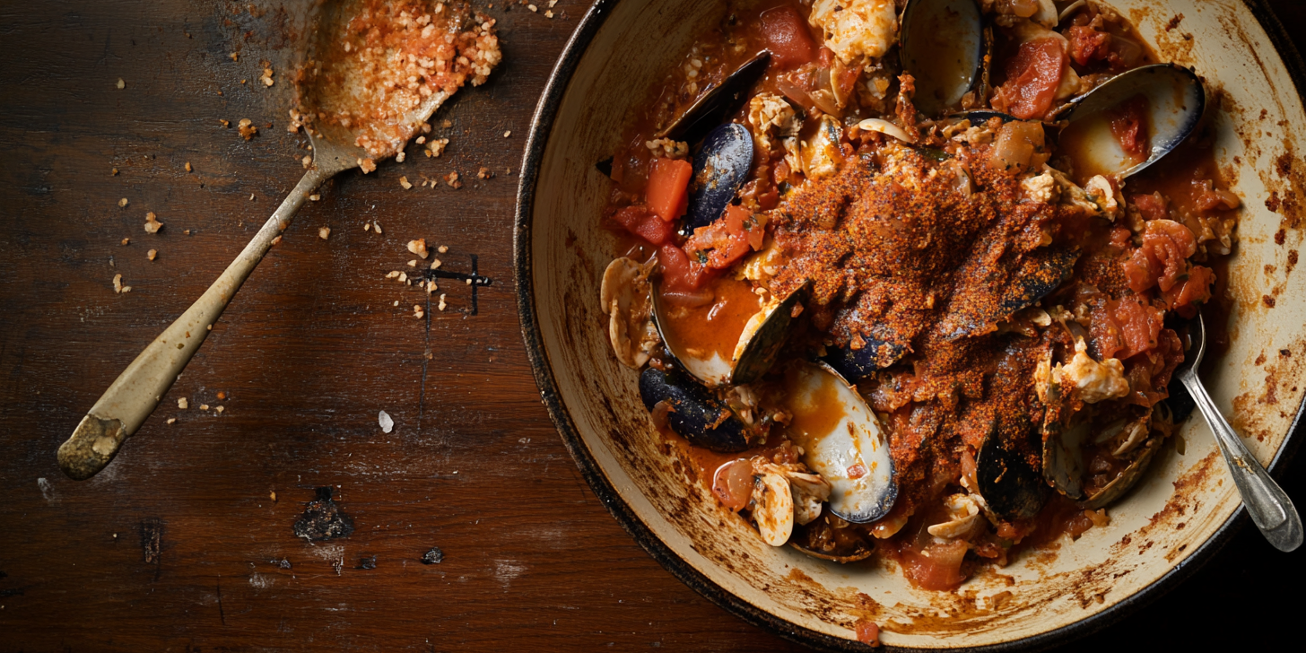 Bouillabaisse with Harissa Seasoning