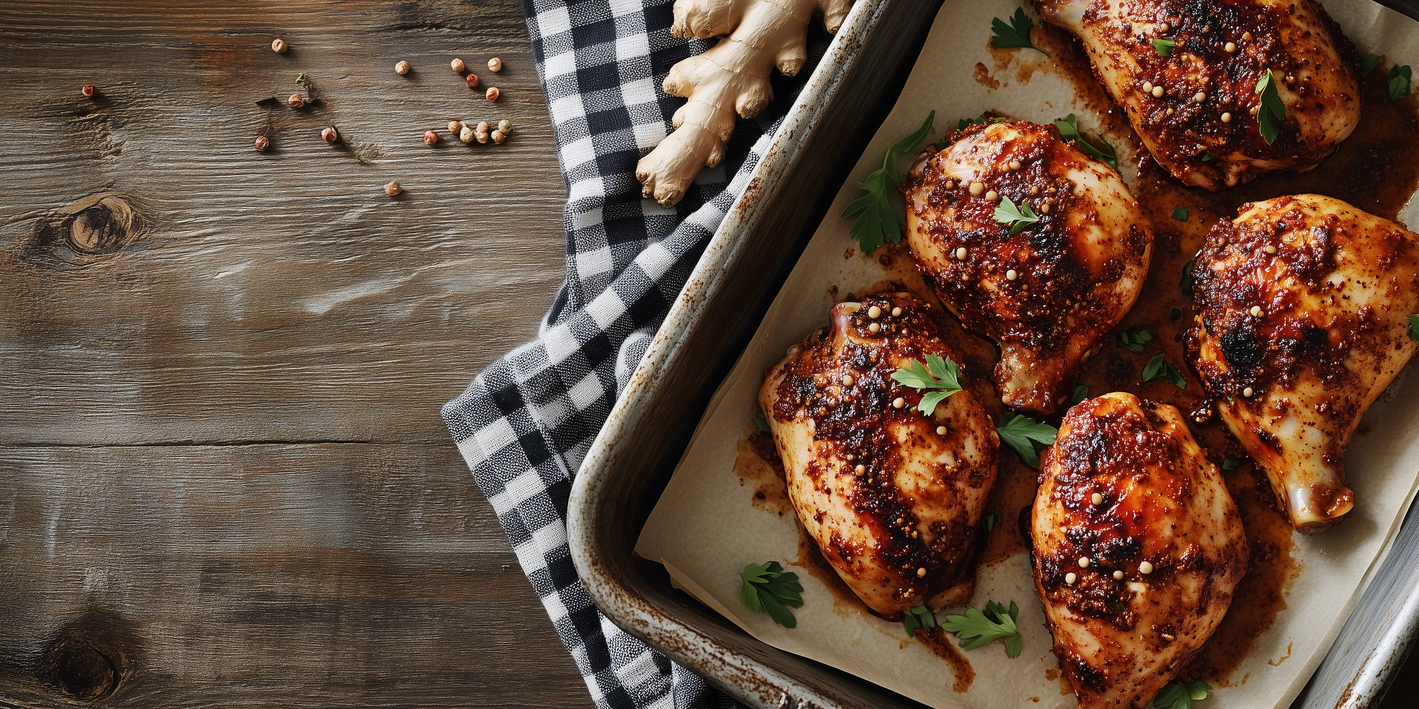 Butterflied BBQ Harissa Chicken (Dry Seasoning Rub)