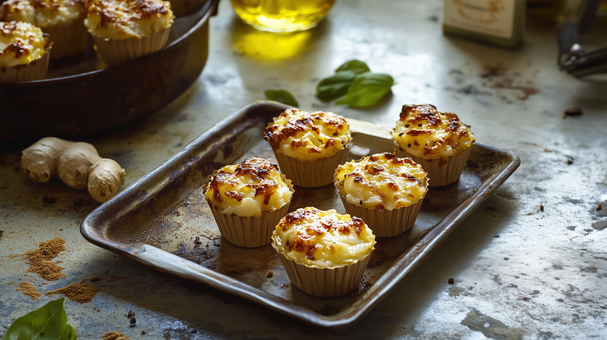 Cheese Cups with Spicy Honey Mustard