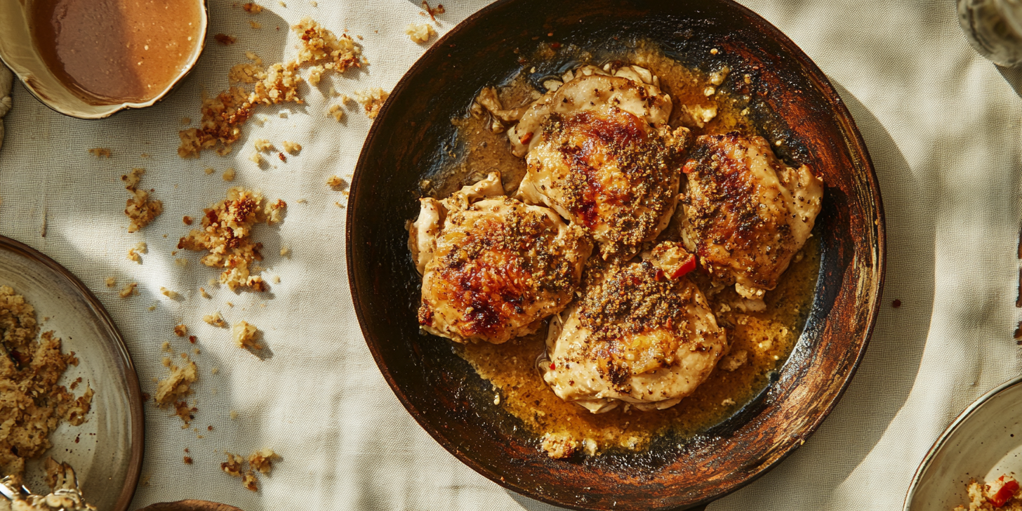 Chicken Francese with Aleppo Butter Sauce