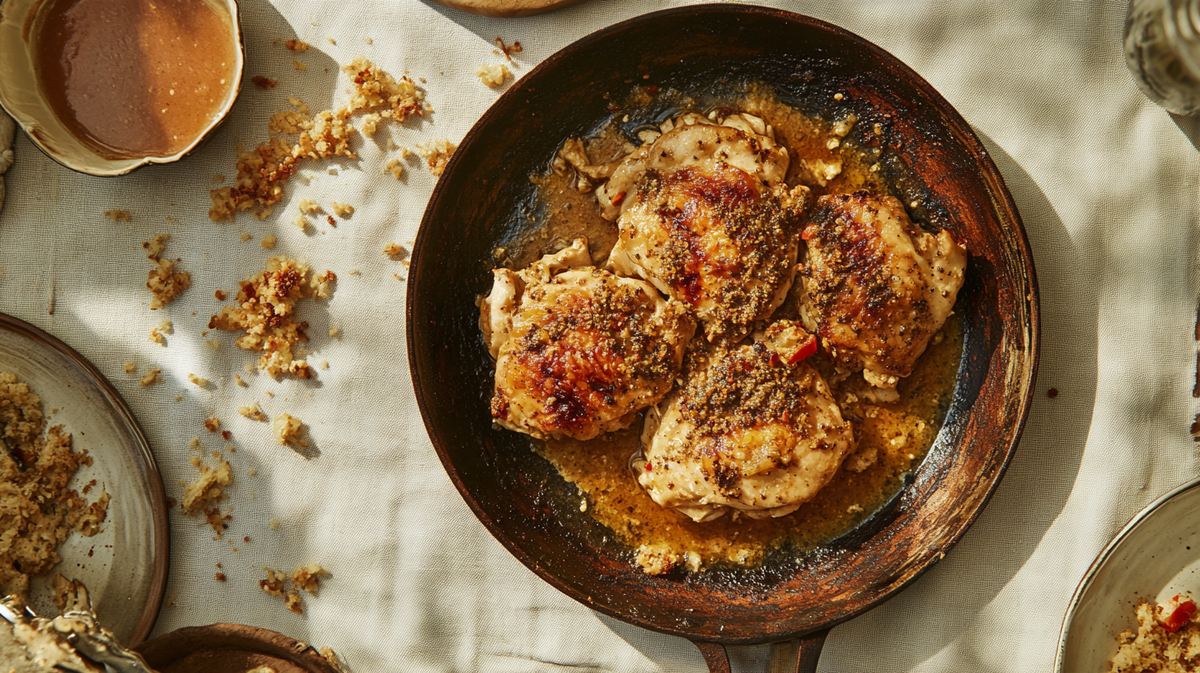 Chicken Francese with Aleppo Butter Sauce