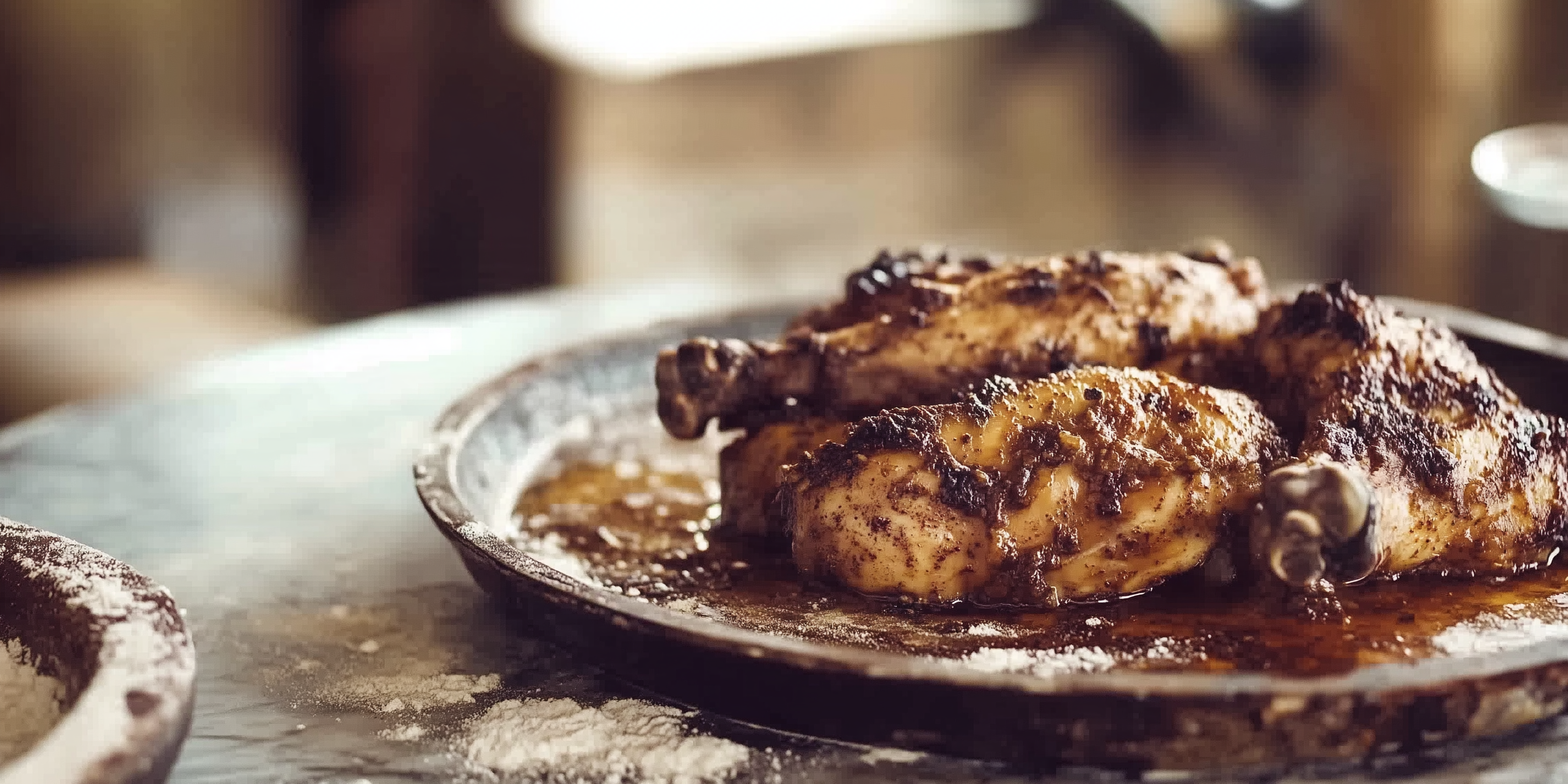 Chicken Musakhan Warm Spice Finish