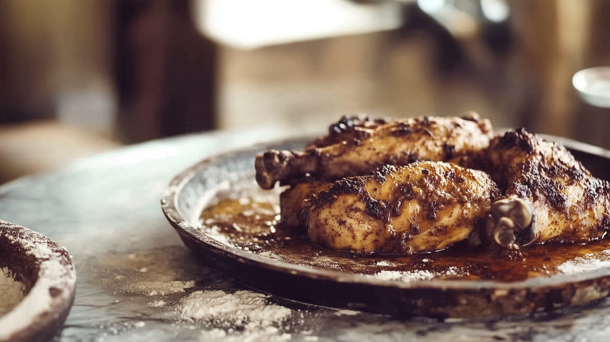 Chicken Musakhan Warm Spice Finish