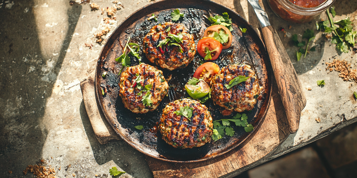 Coffee & Chilli Chicken Koftas