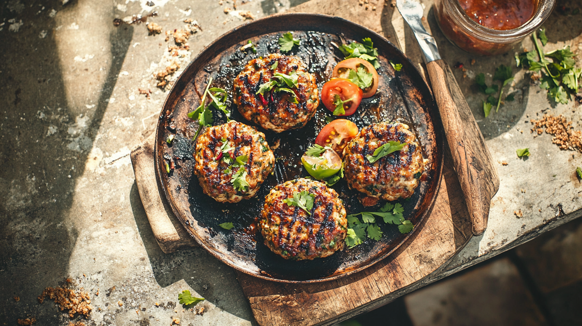 Coffee & Chilli Chicken Koftas