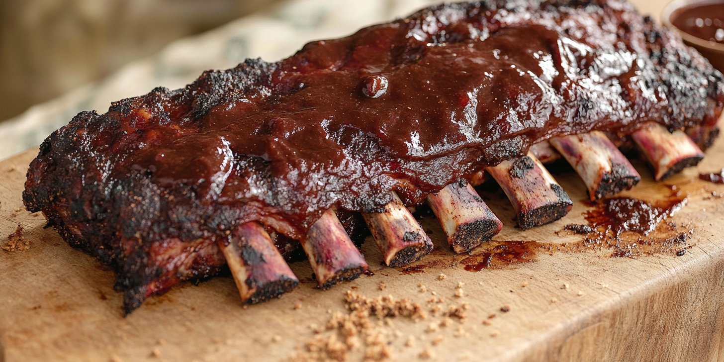 Coffee-Rubbed Ribs with Coffee BBQ Sauce