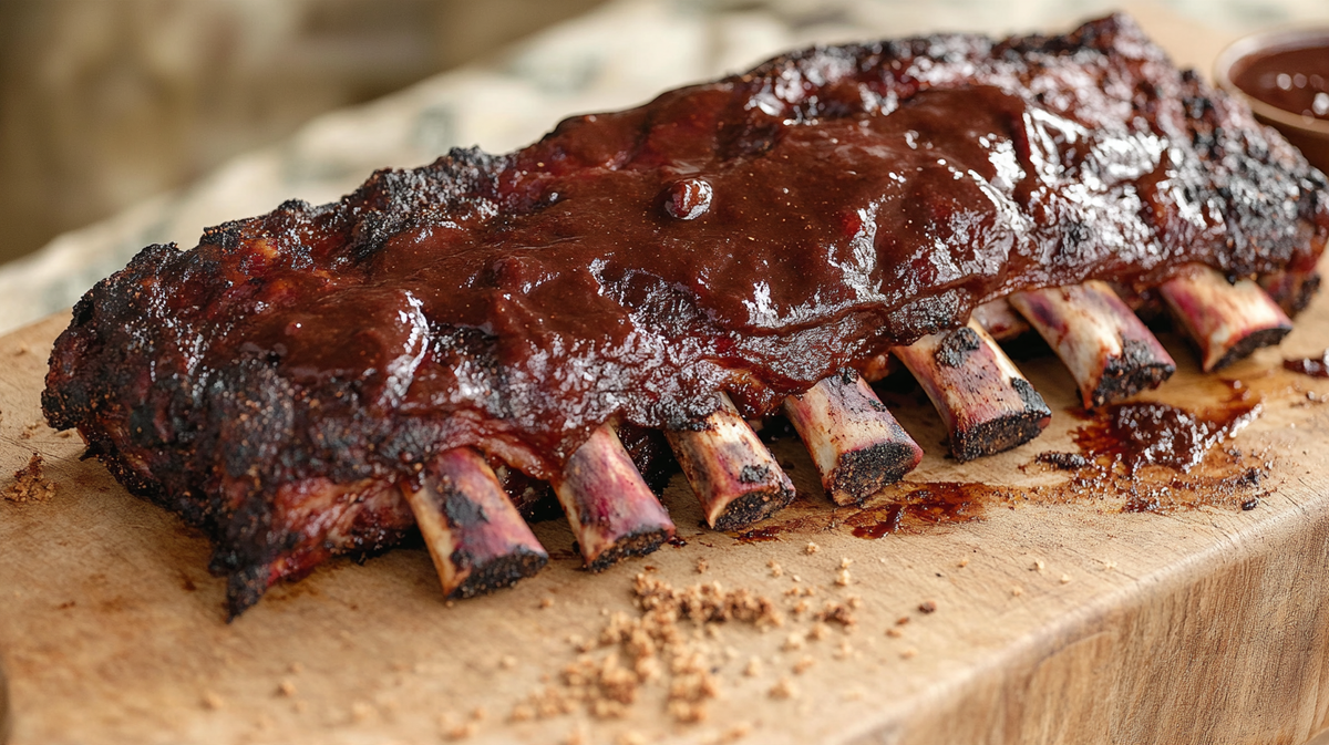 Coffee-Rubbed Ribs with Coffee BBQ Sauce