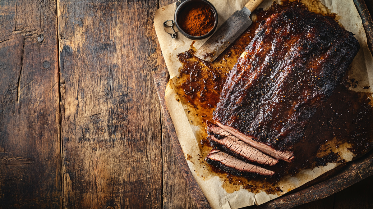 Coffee Rub Smoked Brisket