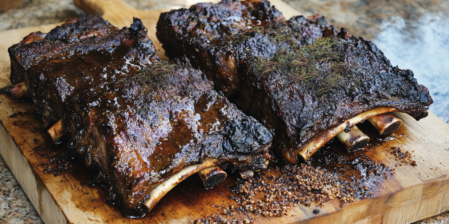 Coffee-and-Bourbon Braised Short Ribs