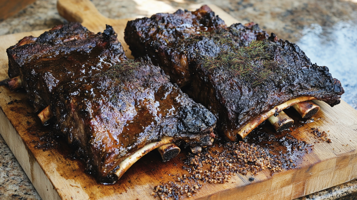 Coffee-and-Bourbon Braised Short Ribs