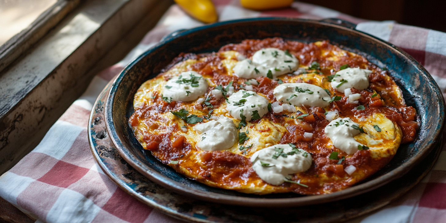 Collected Foods–Style Rose Harissa Shakshuka