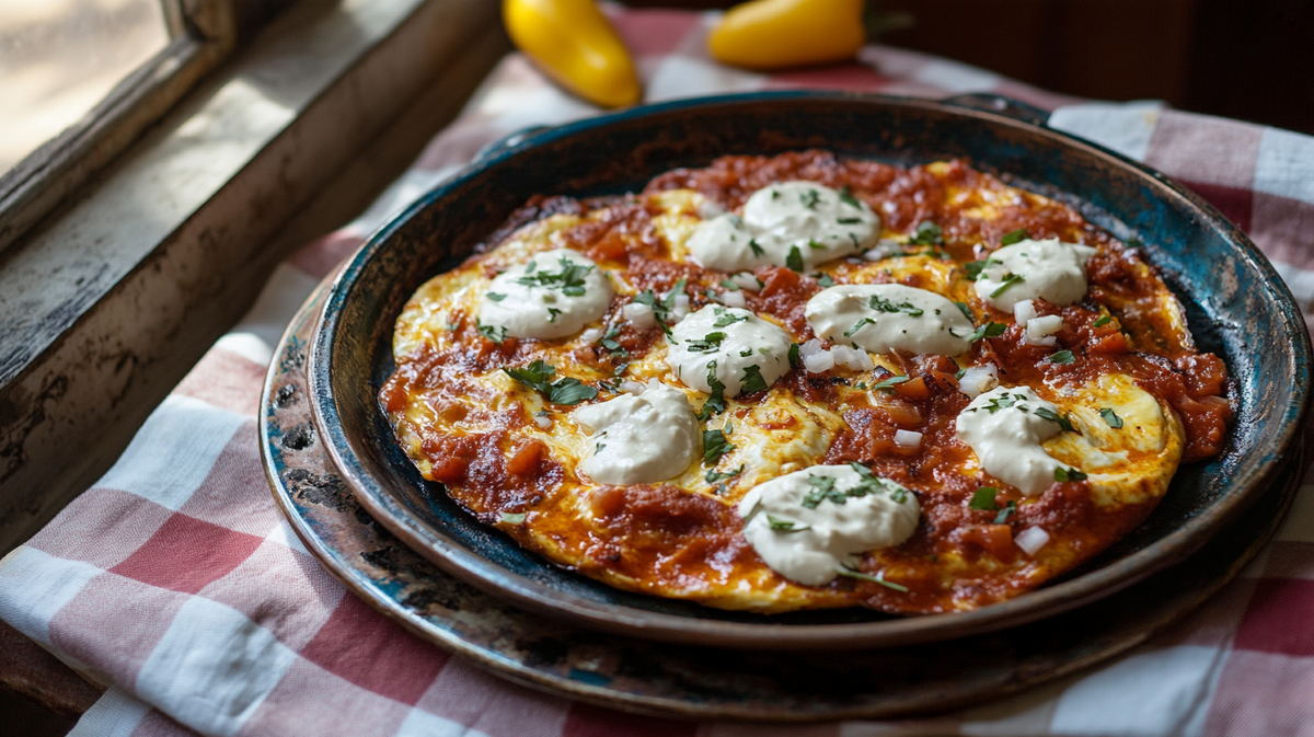 Collected Foods–Style Rose Harissa Shakshuka