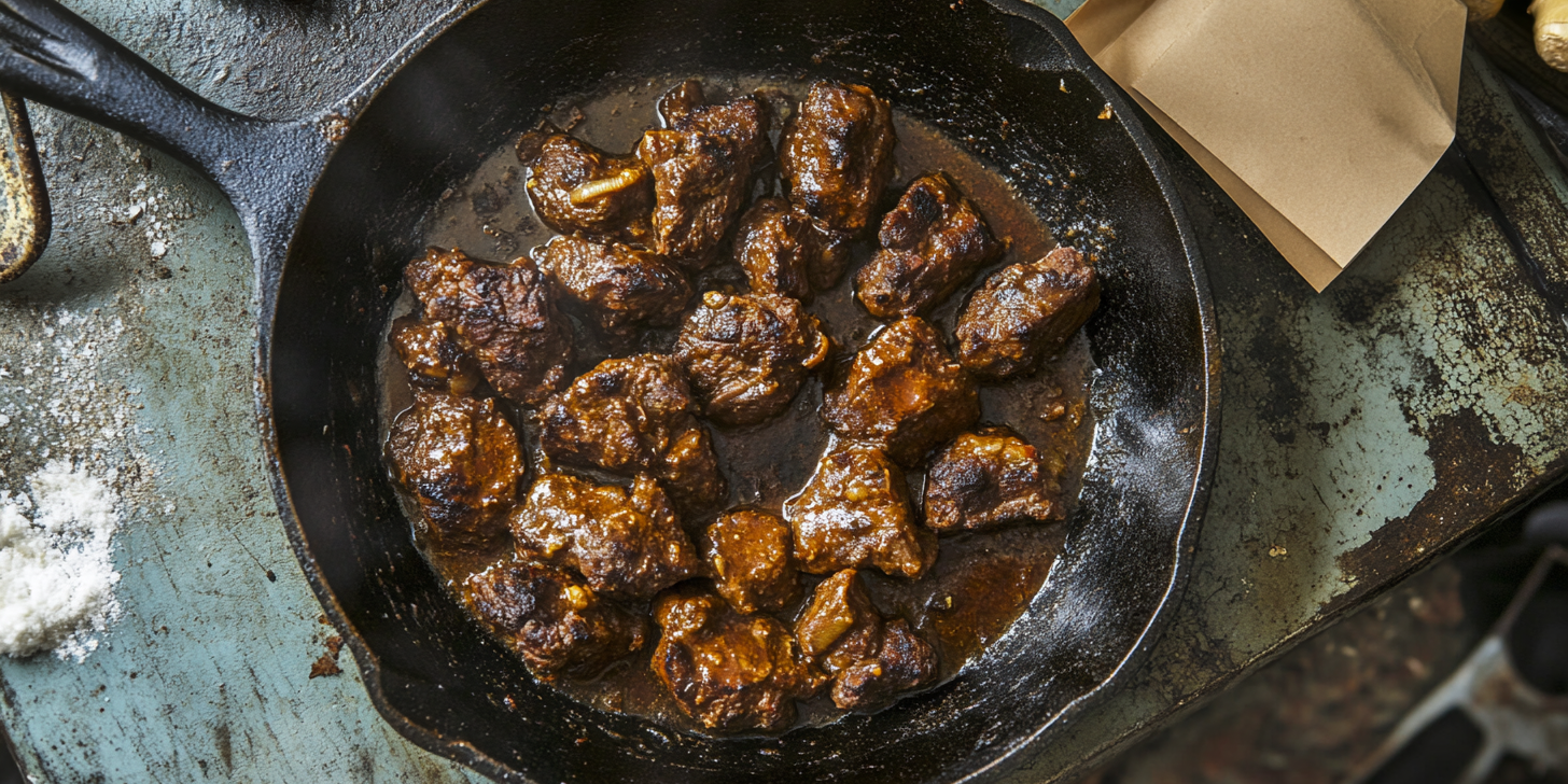 Creamy Tahini and Harissa Beef