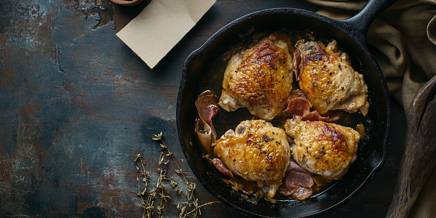 Creamy Tuscan Chicken with Prosciutto