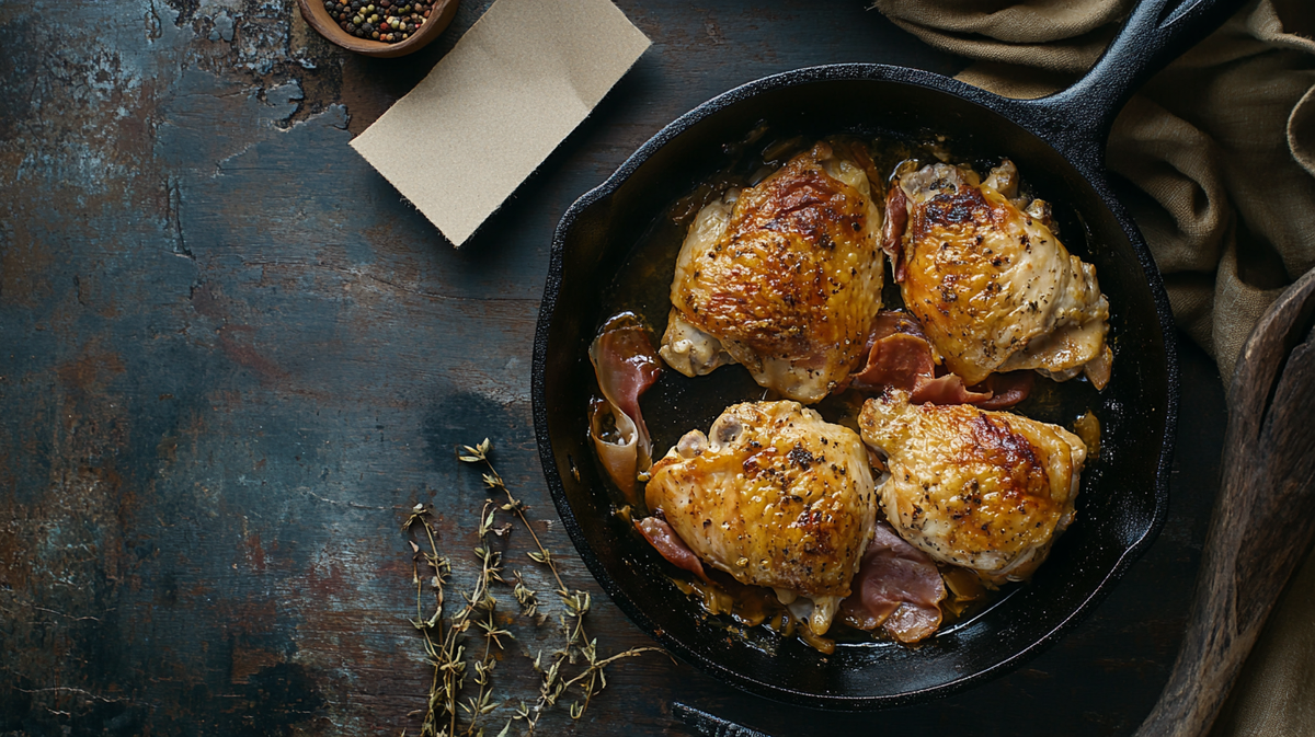 Creamy Tuscan Chicken with Prosciutto