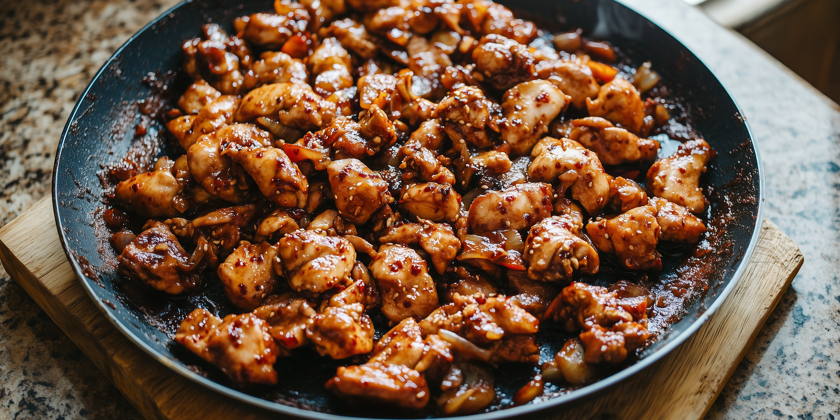 Dakgalbi (Spicy Stir-Fried Chicken)
