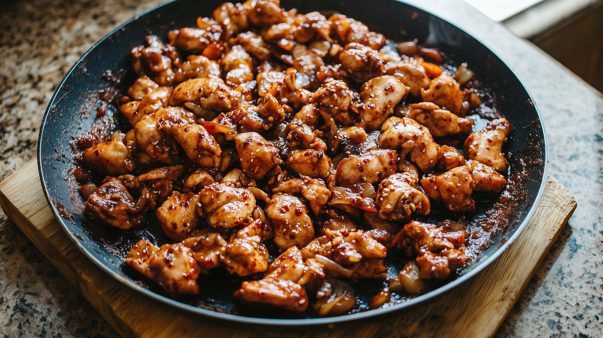 Dakgalbi (Spicy Stir-Fried Chicken)