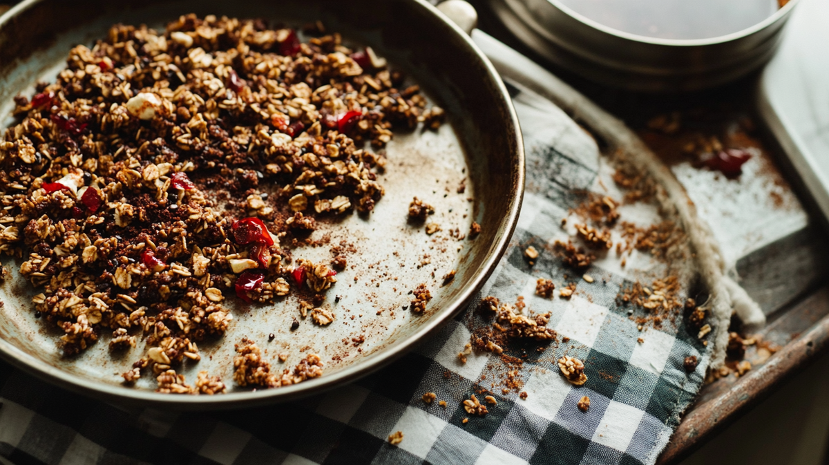 Decidedly Not-Sweet Granola with Aleppo