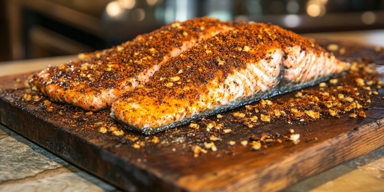 Harissa Powder Salmon or Sea Bass Crust