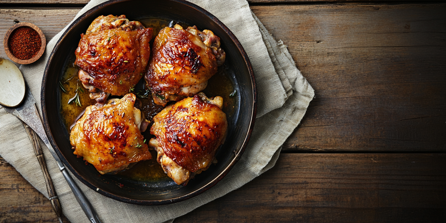 Harissa & Lemon Roasted Chicken Thighs