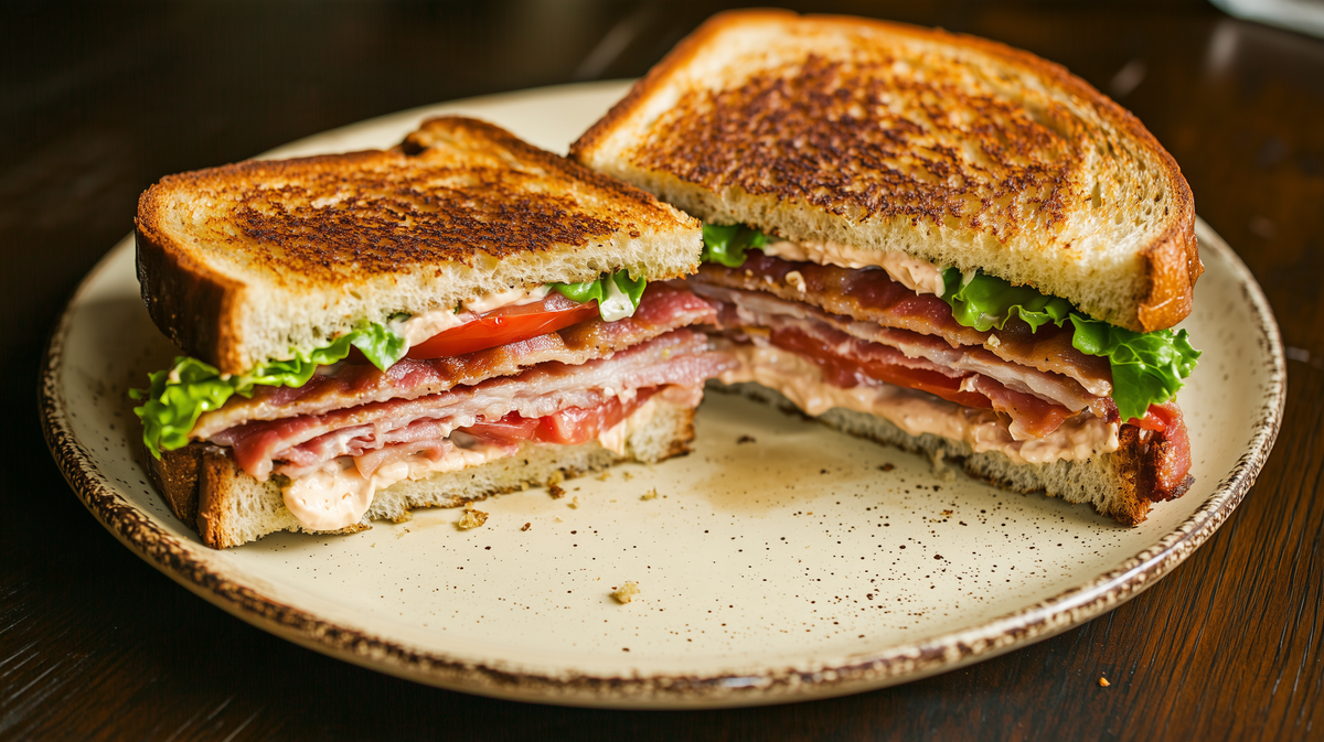 Homemade BLT, Bacon-Salt Tomato Seasoning