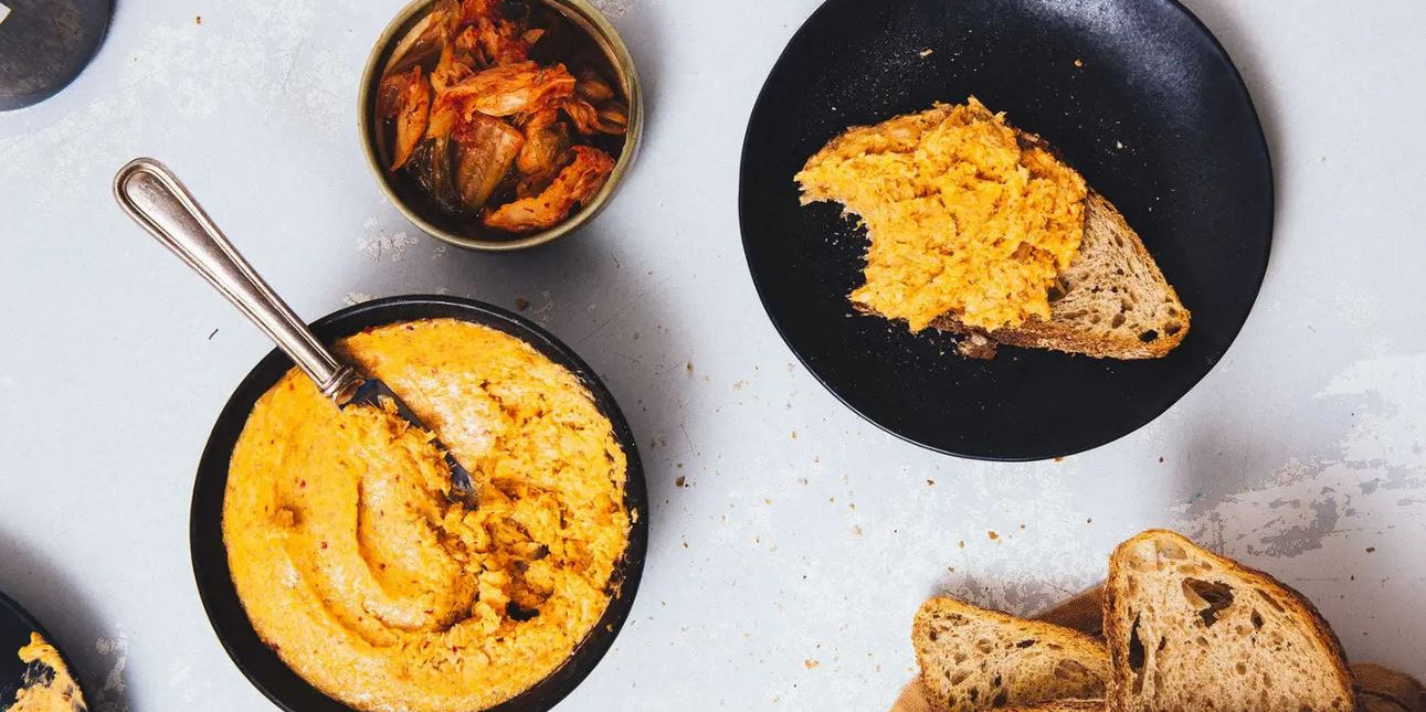 Spicy Kimchi Butter with Korean Chili Flakes