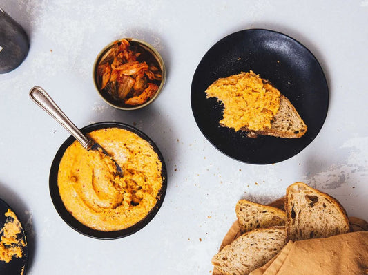 Spicy Kimchi Butter with Korean Chili Flakes