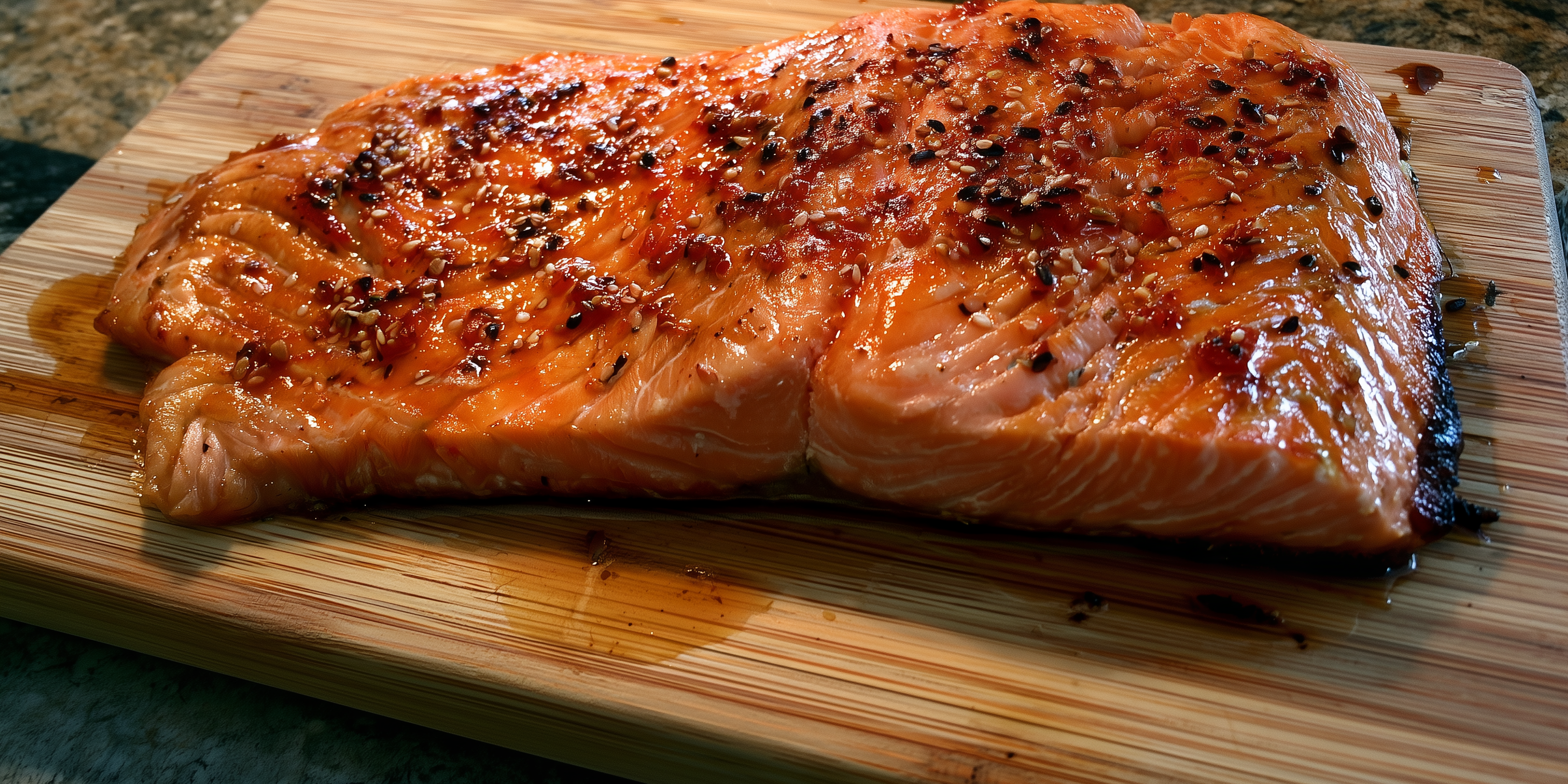 Korean Chili Gochugaru Broiled Salmon