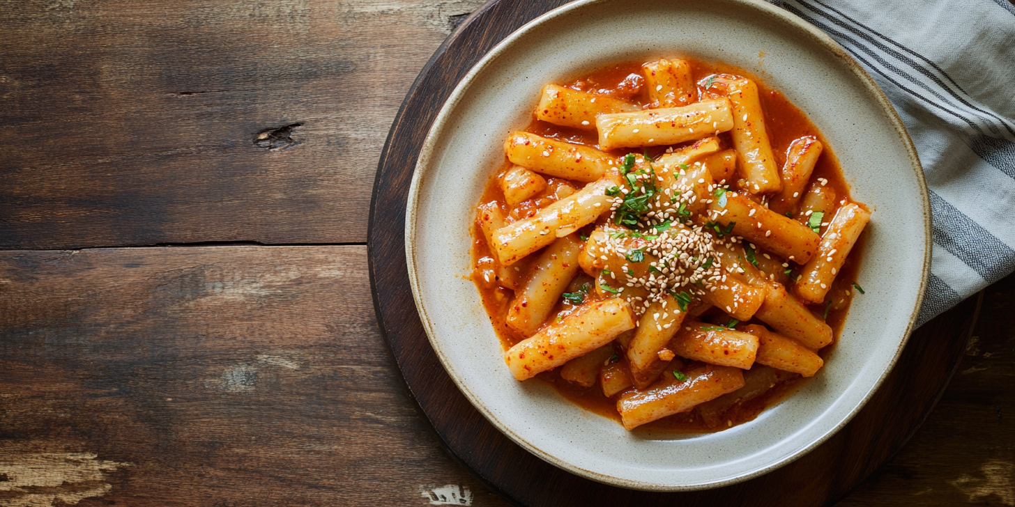 Korean Chili Tteokbokki (Spicy Rice Cakes)