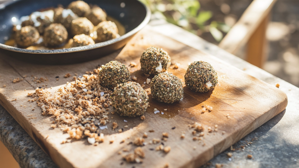 Labneh Balls Rolled in Za’atar