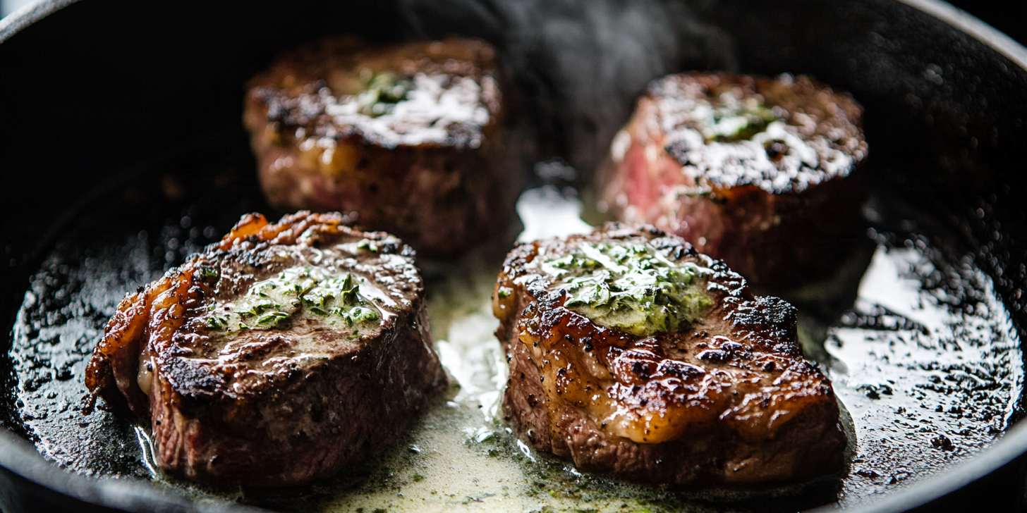 Lamb Loin Chops in Herb Butter