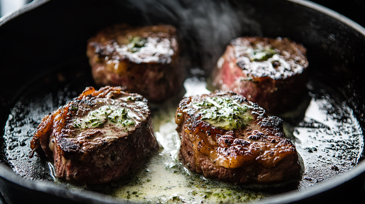 Lamb Loin Chops in Herb Butter
