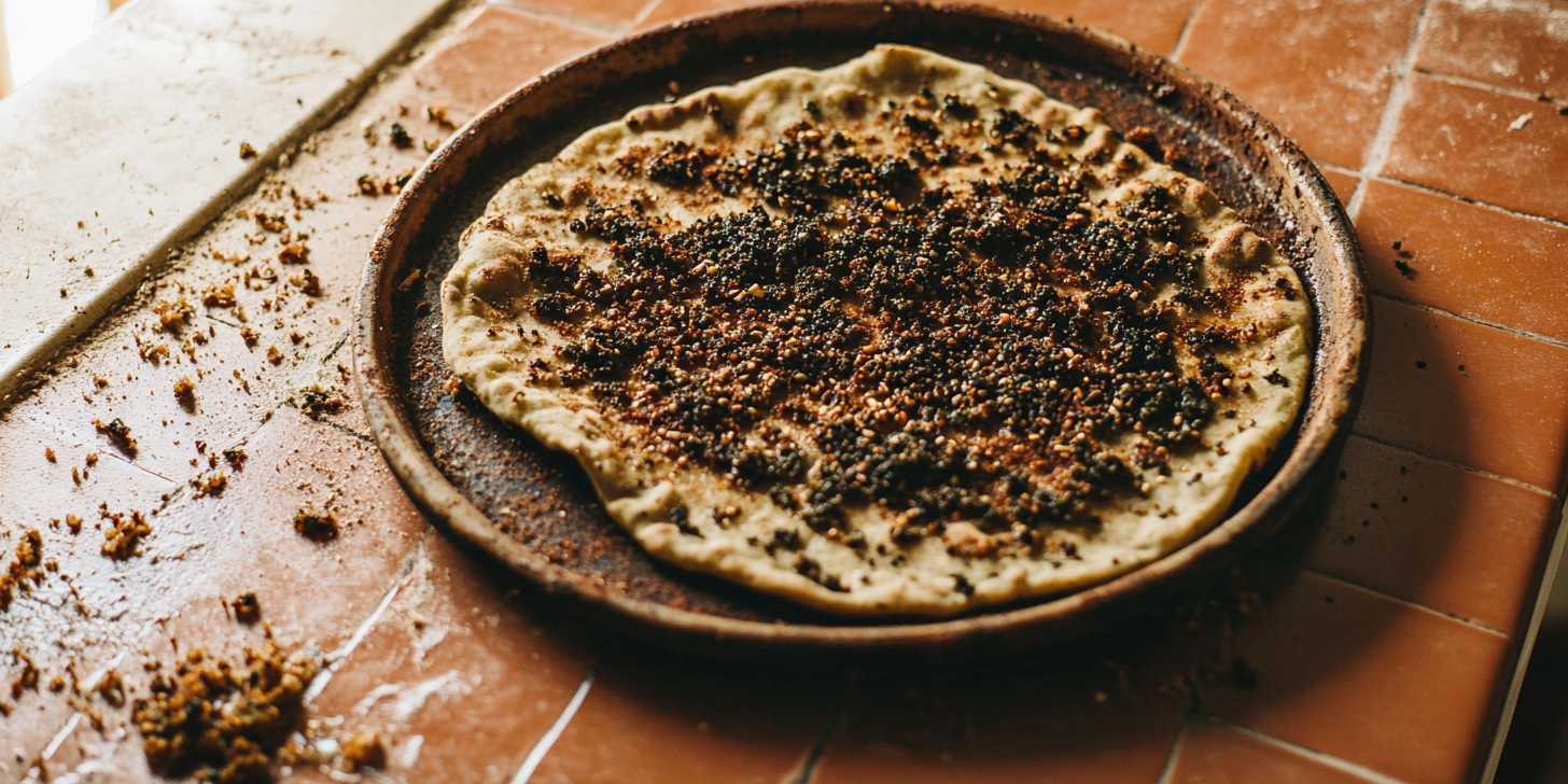 Manakeesh with Za’atar