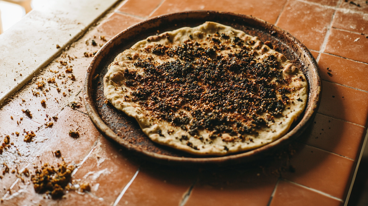 Manakeesh with Za’atar