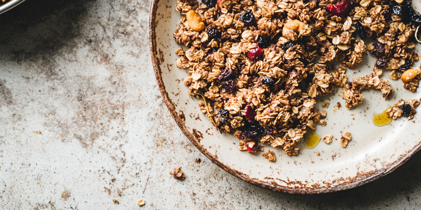 Maple Cinnamon Granola with Pumpkin Spice