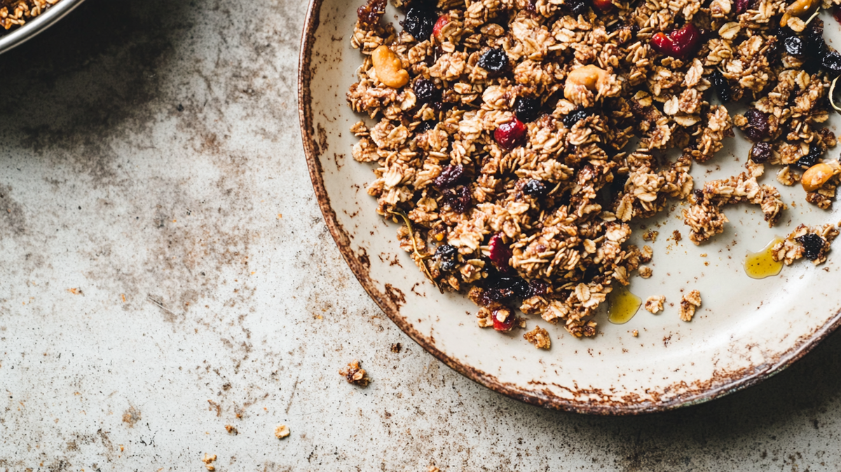 Maple Cinnamon Granola with Pumpkin Spice