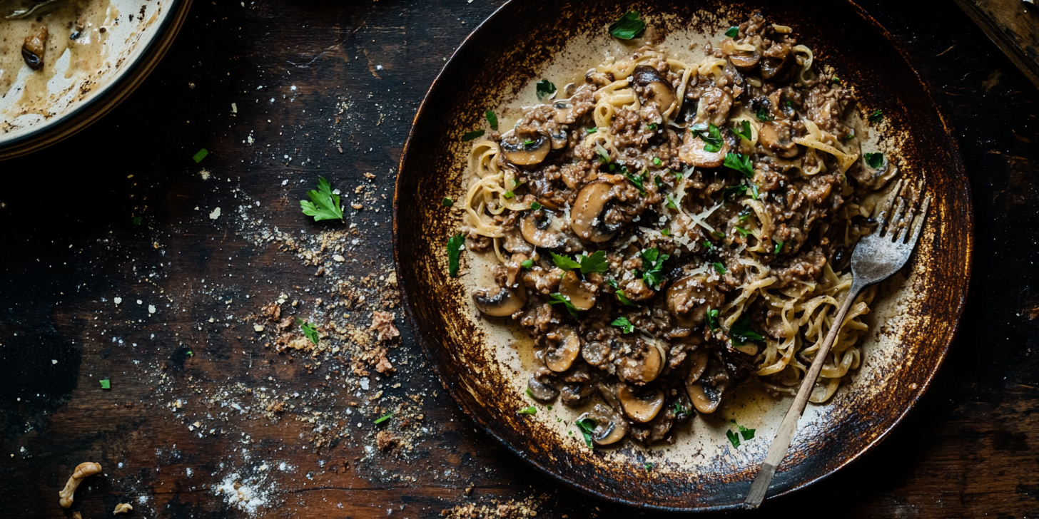 Mushroom Ragù Bianco