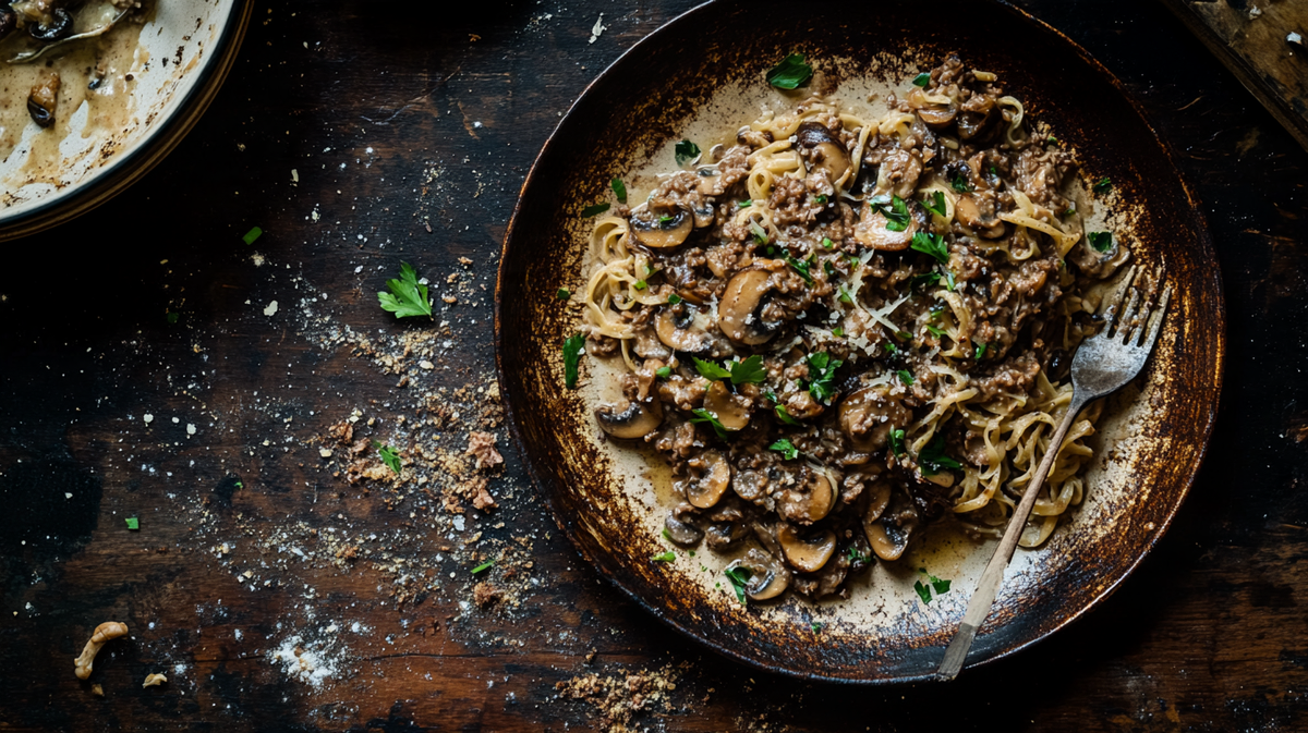 Mushroom Ragù Bianco