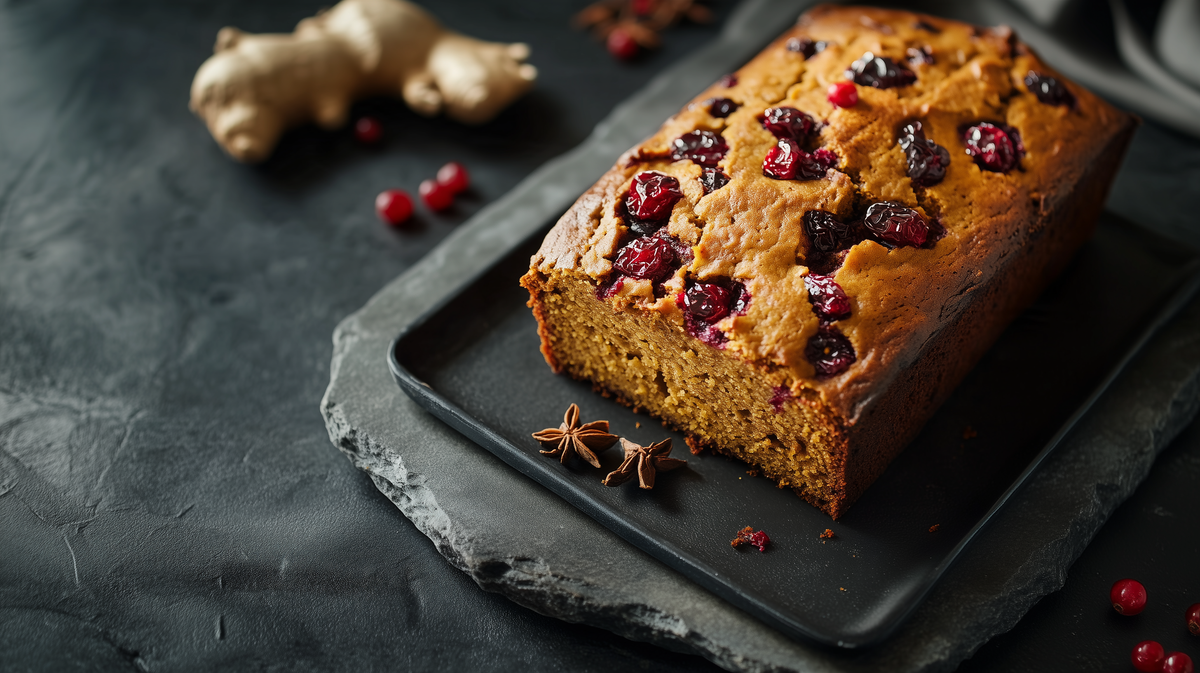 Pumpkin Cranberry Loaf