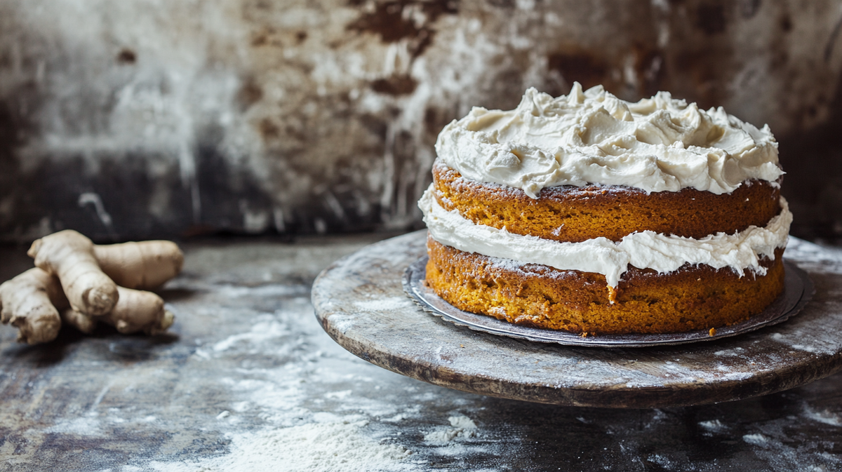 Pumpkin Layer Cake with Cream Cheese Frosting