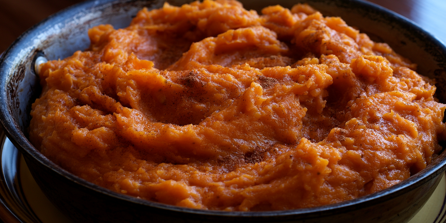 Pumpkin Pie Spice Sweet Potato Mash