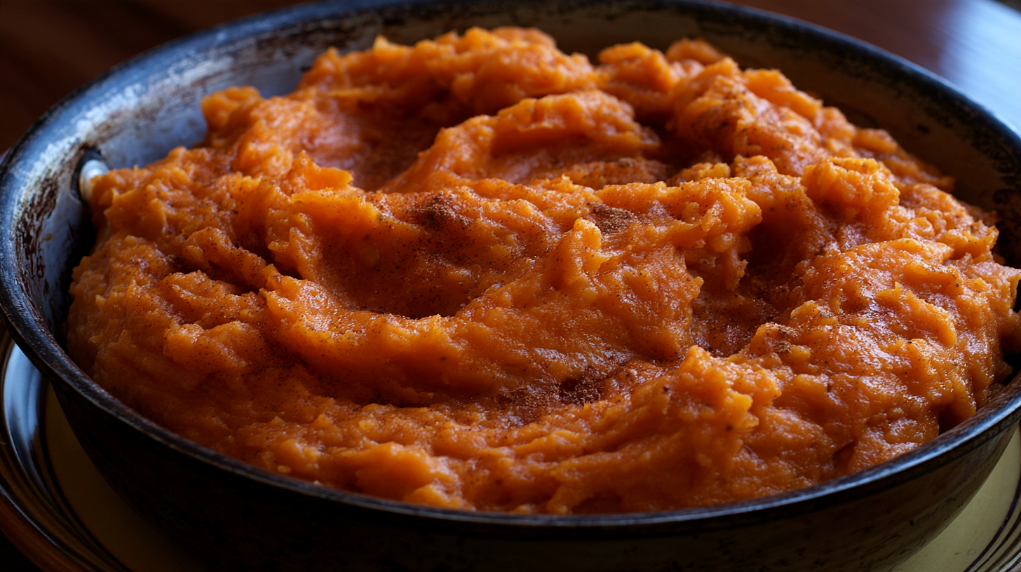 Pumpkin Pie Spice Sweet Potato Mash