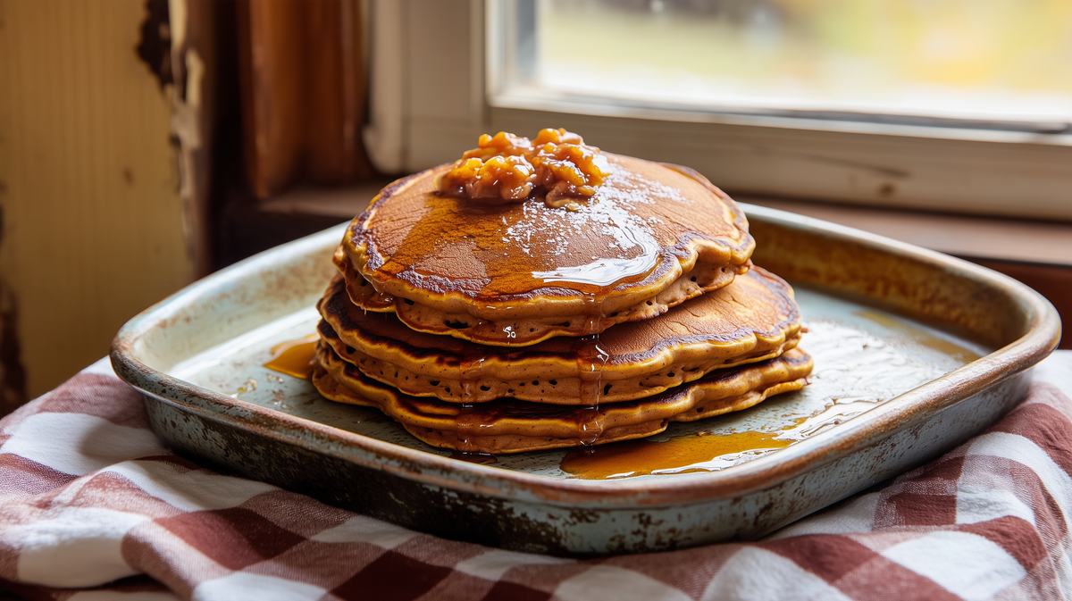 Pumpkin Spice Latte Pancakes