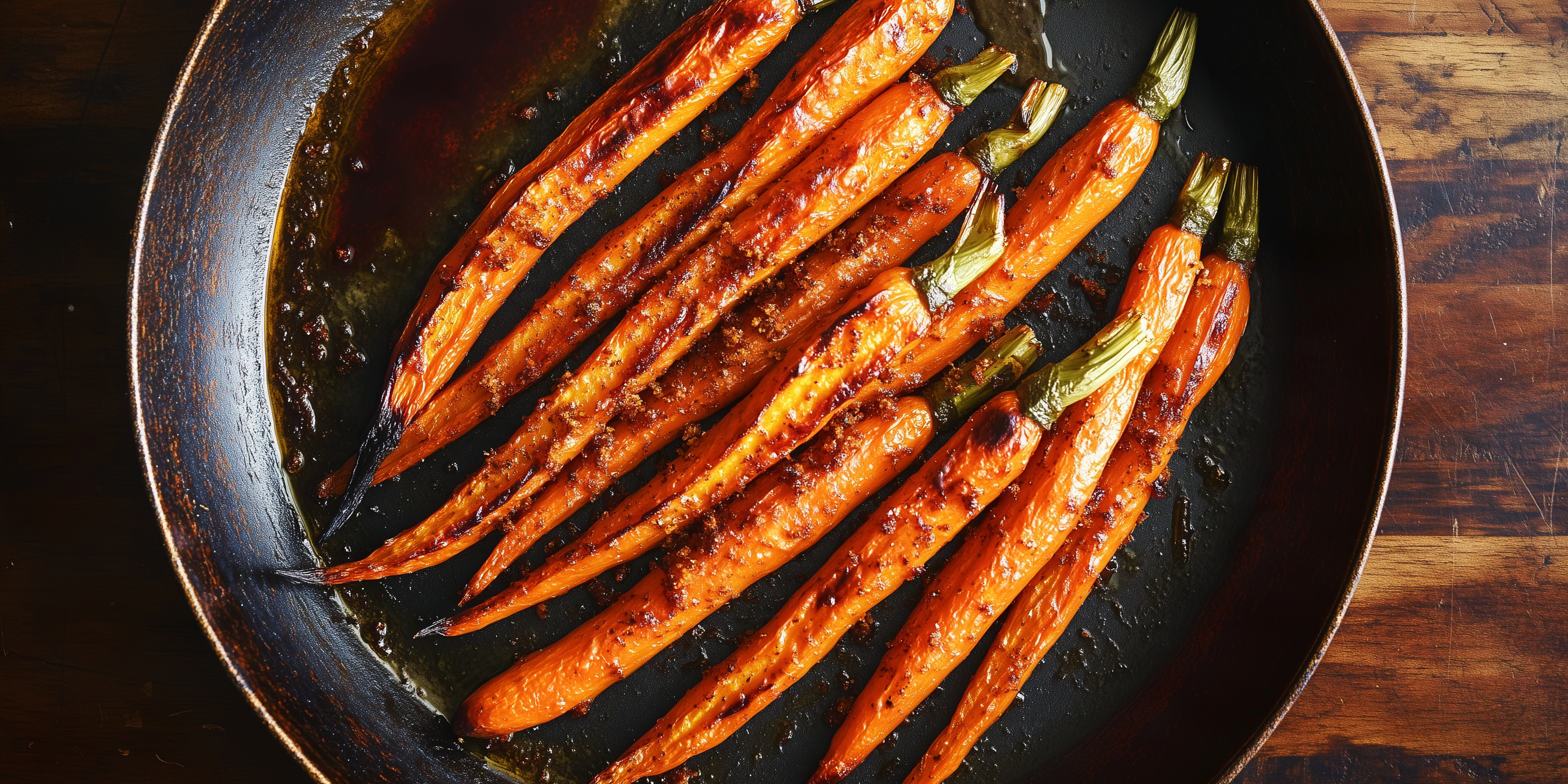 Pumpkin Spice Roasted Carrots with Maple