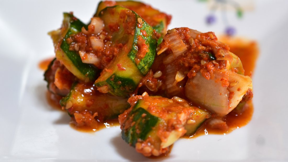 Quick Cucumber Kimchi - Collected Foods